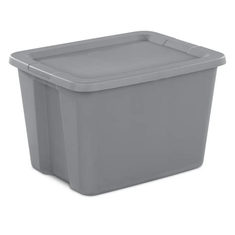 sterilite 18 gal tote box steel measurements|sterilite 18 gallon tote lid.